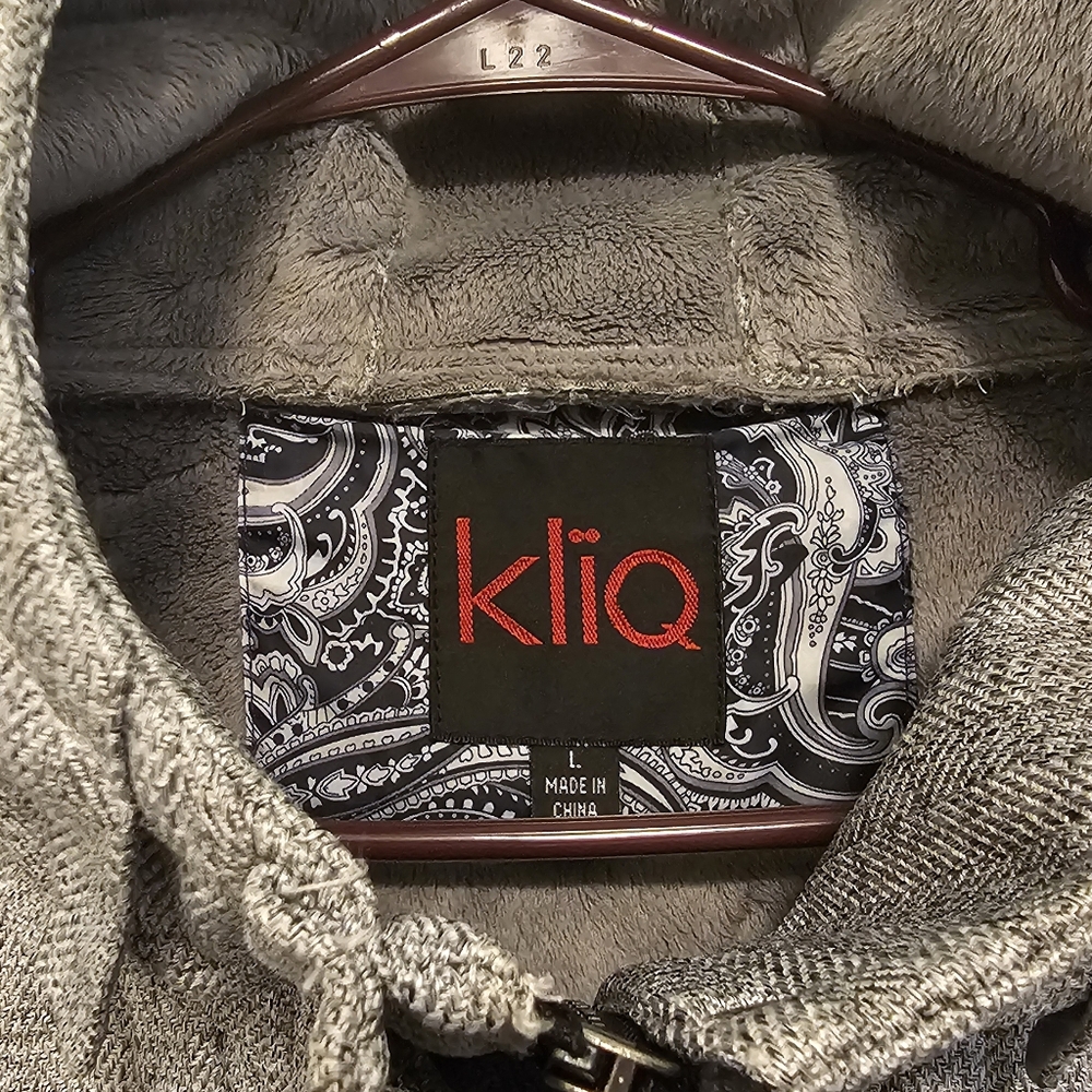 Kliq Gray Hooded Jacket